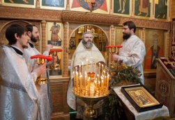 Празднование Крещения Господня в храме св. равн. кн. Владимира при МПКУ им. М.А. Шолохова