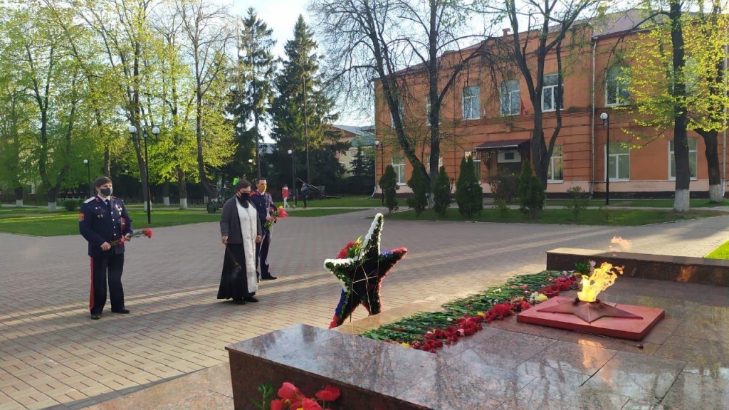 Казаки Центрального казачьего войска отдали дань памяти павшим воинам