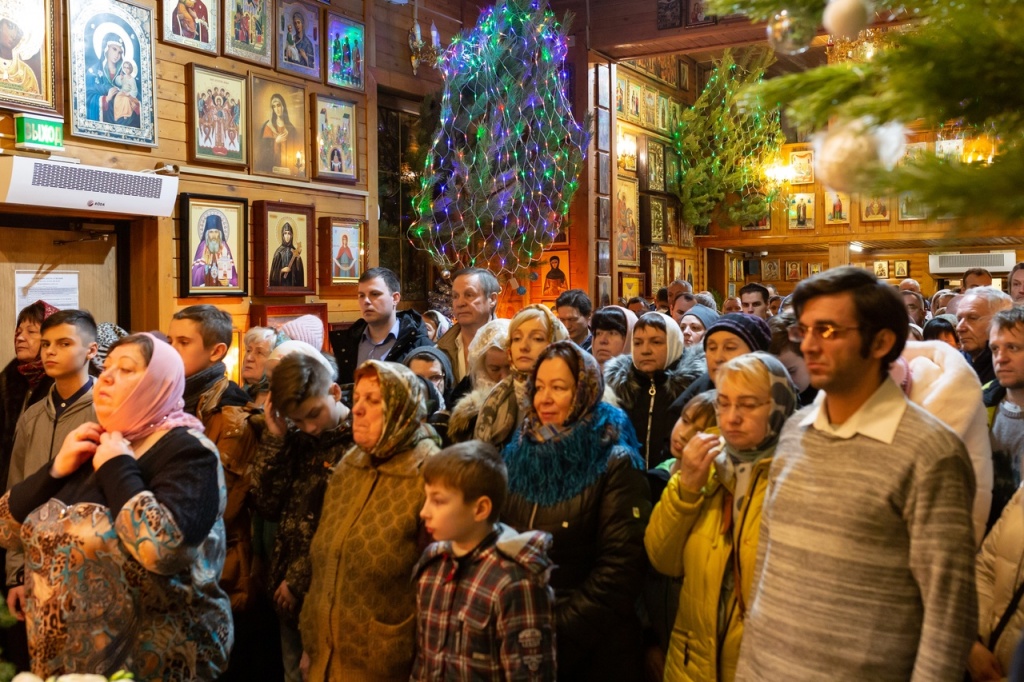 Празднование Рождества Христова в храме святого равноапостольного князя Владимира при МПКУ им. М.А. Шолохова