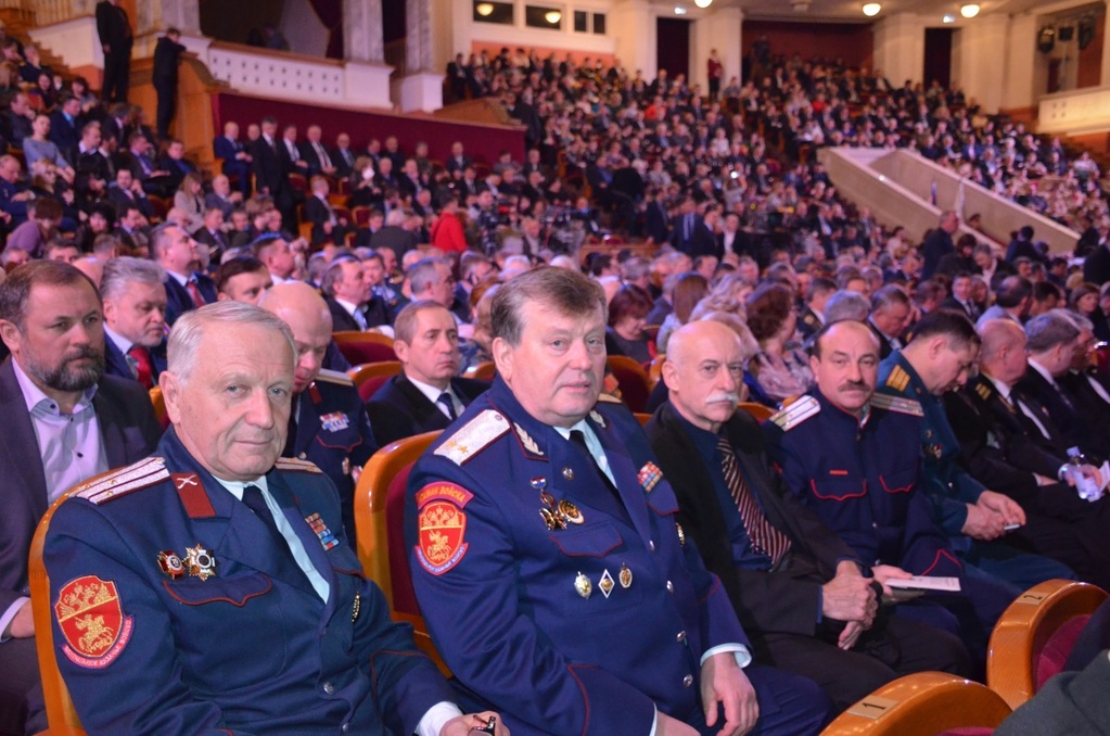 Атаман ВКО ЦКВ Иван Миронов и представители руководства войска поздравили ДОСААФ с юбилеем