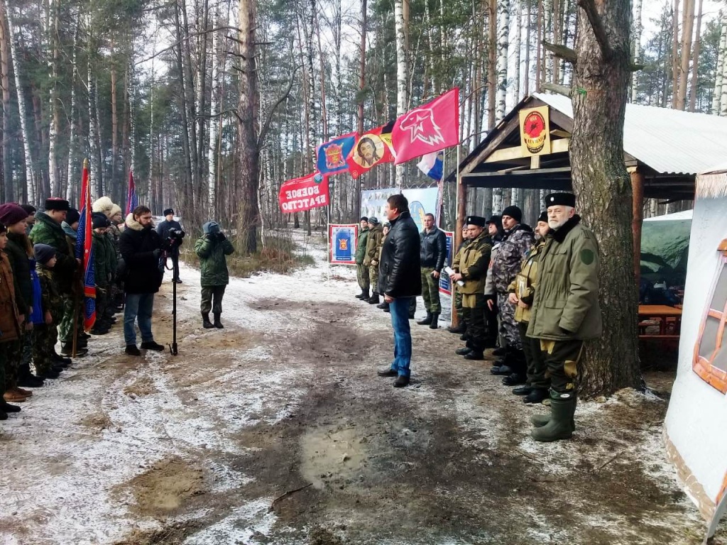 Первые зимние военно-полевые сборы казаков и православной молодежи