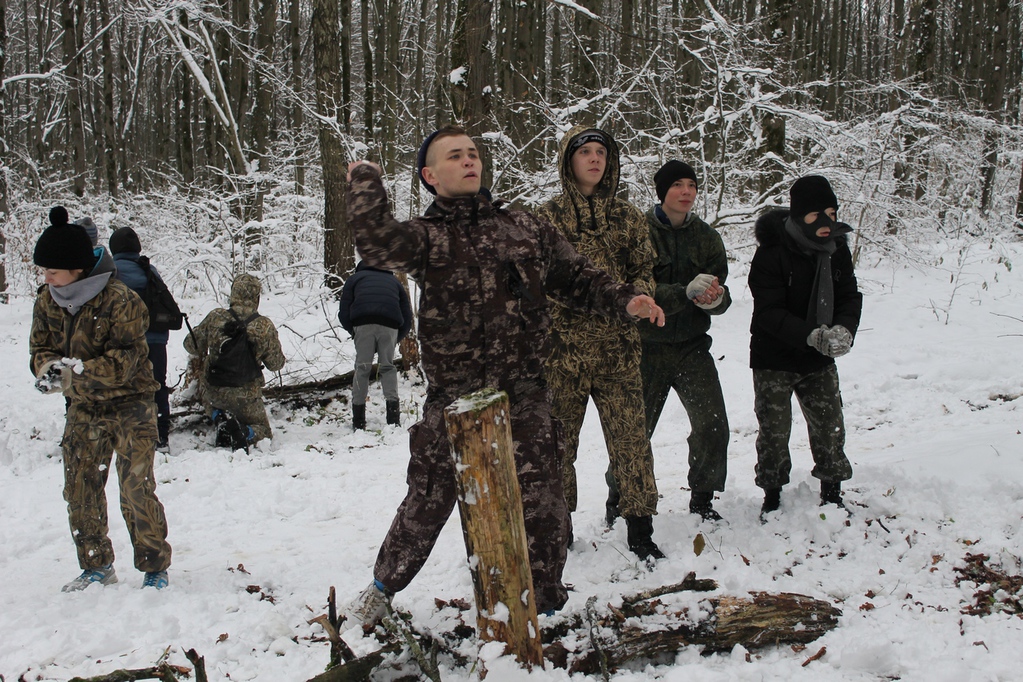 В дни школьных каникул в Тульской области работал военно-патриотический лагерь «Патриот»