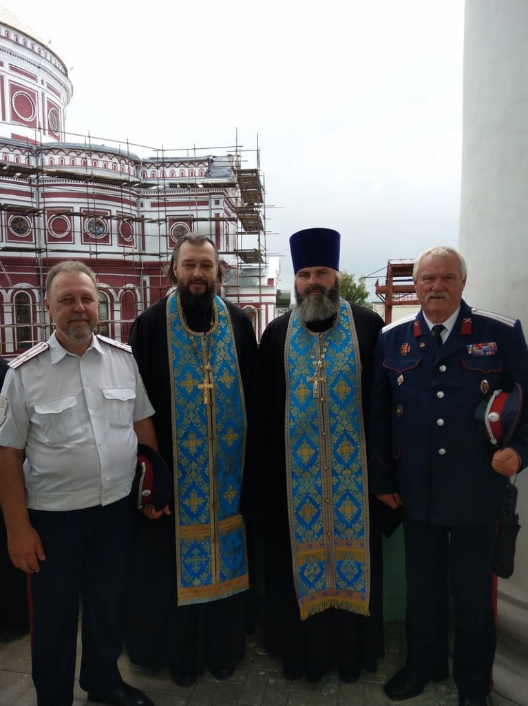 Войсковой священник ВКО ЦКВ иерей Марк Кравченко совершил рабочий визит в Курскую митрополию