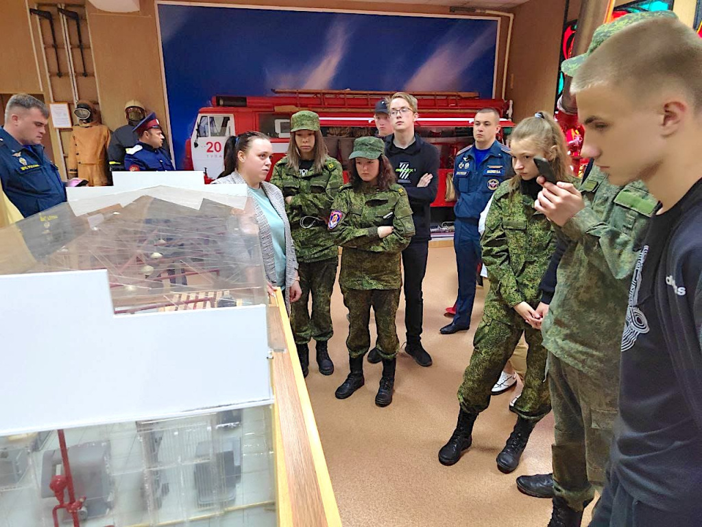 В гостях у огнеборцев