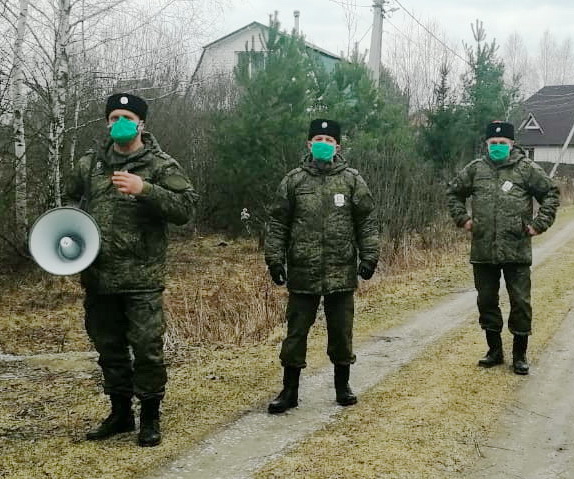 Казаки Центрального казачьего войска пришли на помощь людям