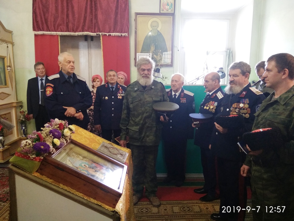 В Кольчугино состоялся отчетно-выборный круг казаков хуторского казачьего общества