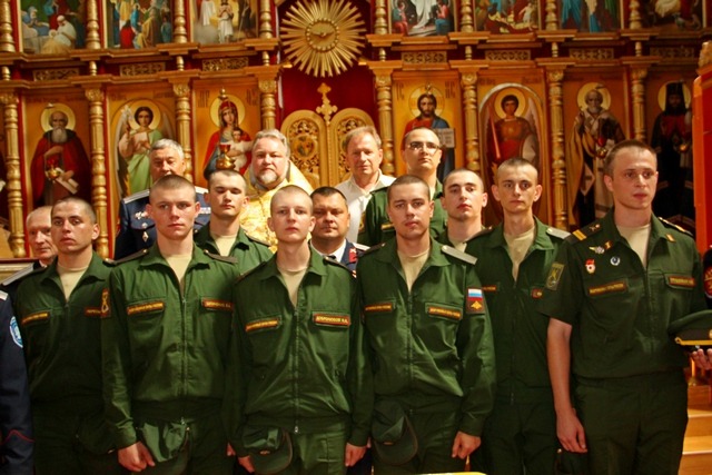В Белгородской области казаки-призывники принимали присягу