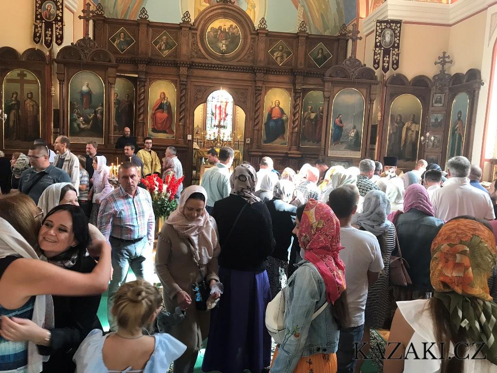 Казаки ВСЧзС организовали проведение тематической выставки в Храме Святых Апостолов Петра и Павла (Подворье РПЦ МП в Чехии)