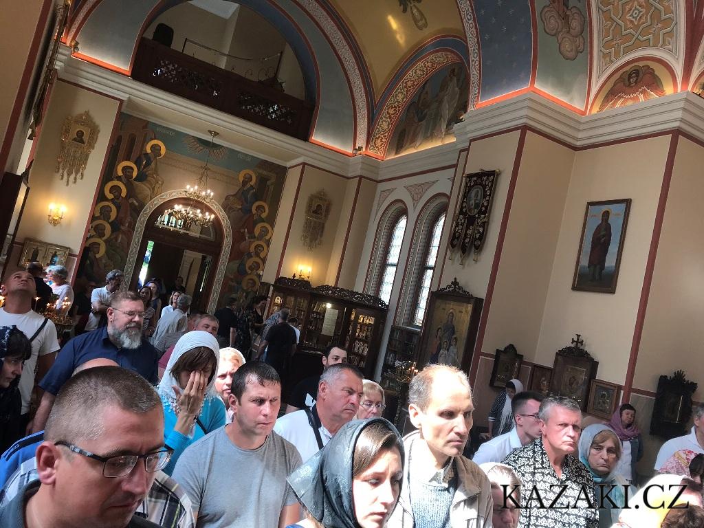 Казаки ВСЧзС организовали проведение тематической выставки в Храме Святых Апостолов Петра и Павла (Подворье РПЦ МП в Чехии)