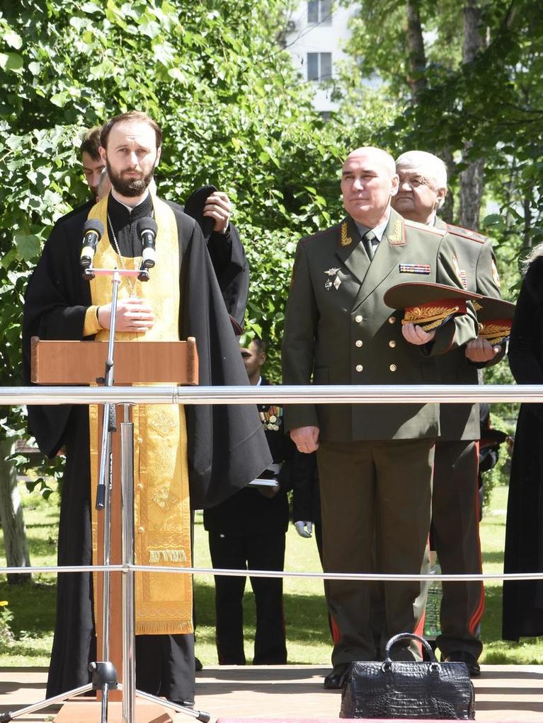 Вручение дипломов выпускникамМосковского президентского кадетского училищам им. М.А. Шолохова