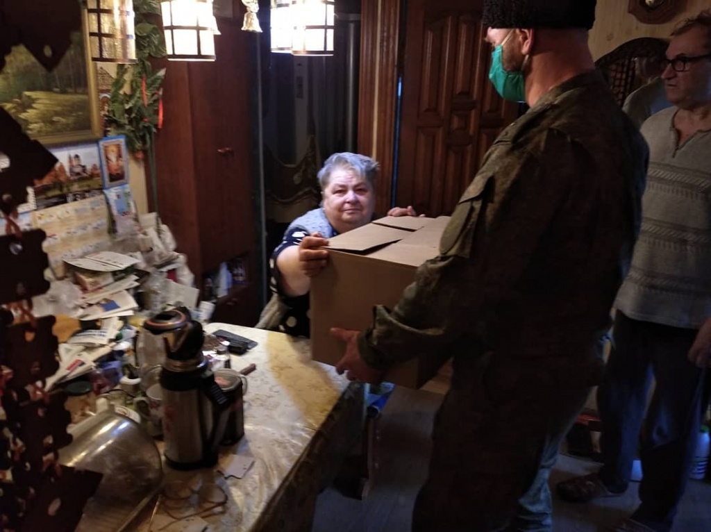 Казаки Центрального казачьего войска пришли на помощь людям