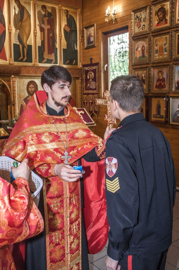 Кадетская Литургия 9-х классов Московского президентского кадетского училища им. М.А. Шолохова