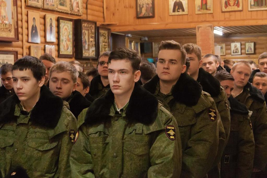 Кадетская Литургия 5-й роты Московского президентского кадетского училища им. М.А. Шолохова