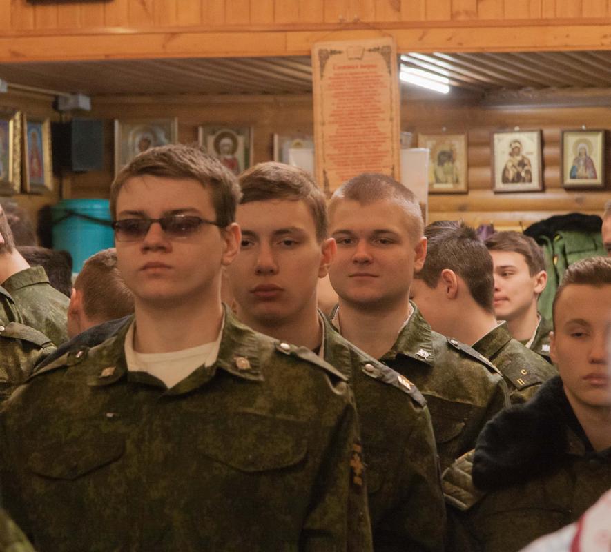Кадетская Литургия 5-й роты Московского президентского кадетского училища им. М.А. Шолохова