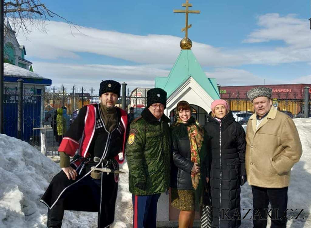 Новости наших друзей. Казакам зарубежья, 7 апреля 2019 года, в Салехарде передали копию Знамени Победы