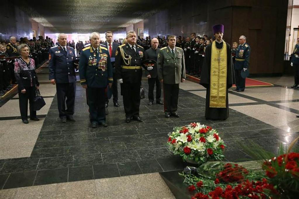 Торжественная церемония принятия в кадеты воспитанников Московского президентского кадетского училища им.М.А. Шолохова войск Национальной гвардии РФ и казачьих кадетских классов имени святого благоверного князя Димитрия Донского школы «Кузьминки»