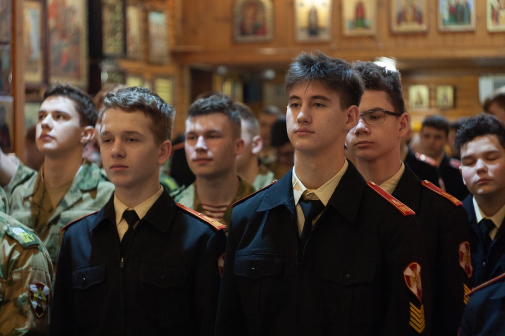 Кадетская литургия 9-х и 11-х классов МПКУ им. М.А. Шолохова