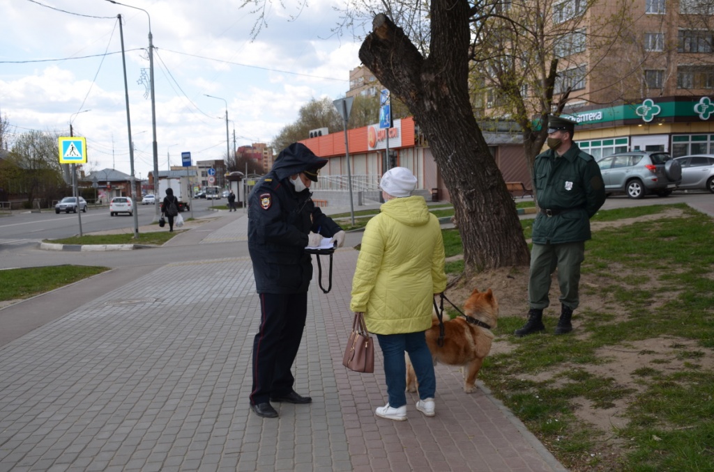 Казачий патруль впервые вышел на улицы Серпухова