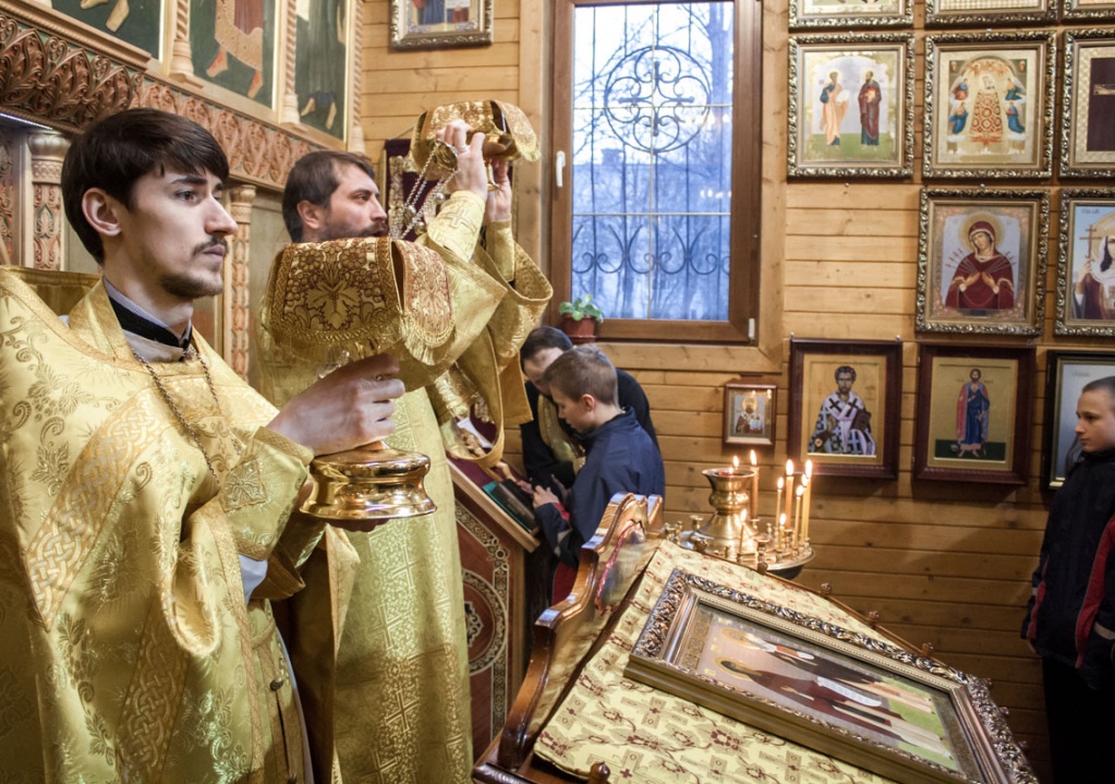 Кадетская Литургия 5-х классов Московского президентского кадетского училища им. М.А. Шолохова