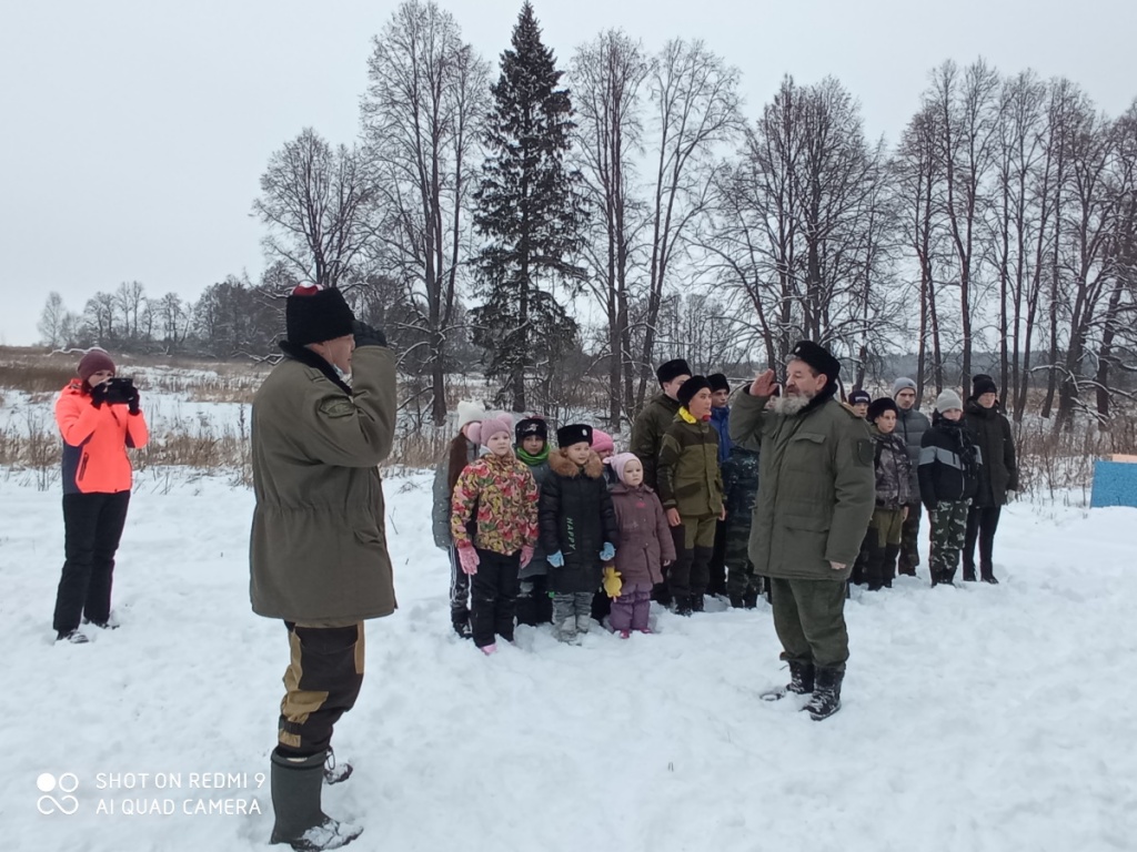 Зимние военно-полевые сборы казачьей молодежи