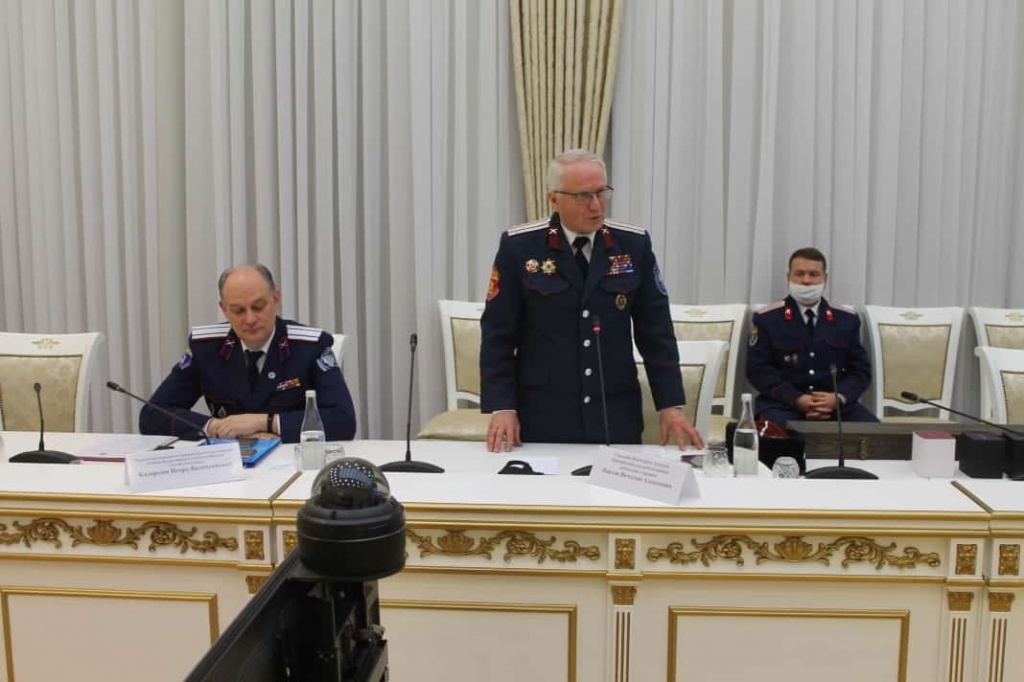 Представители ВКО ЦКВ посетили Большой казачий круг Волжского войскового казачьего общества