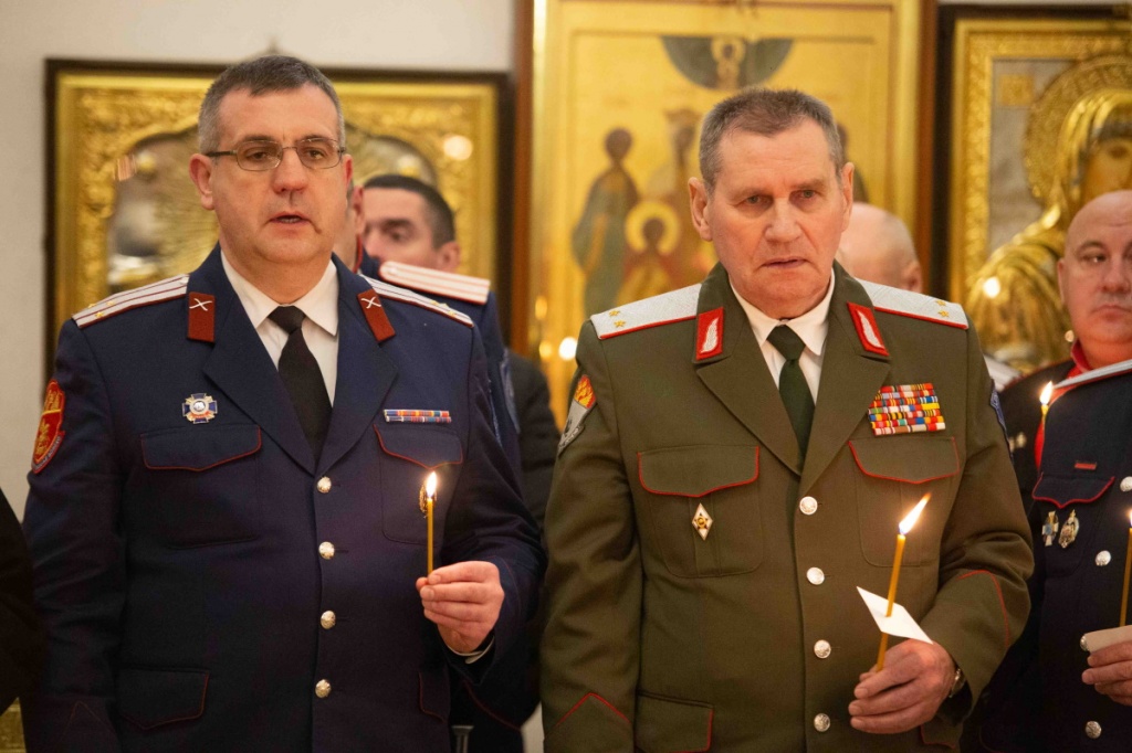 Настоятель храма св. равноап. кн. Владимира при МПКУ им. М.А. Шолохова, войсковой священник Центрального казачьего войска иерей Марк Кравченко принял участие в совершении панихиды по жертвам политики «расказачивания» в казачьем храме иконы Божией Матери «Отрада и Утешение» на Ходынском поле