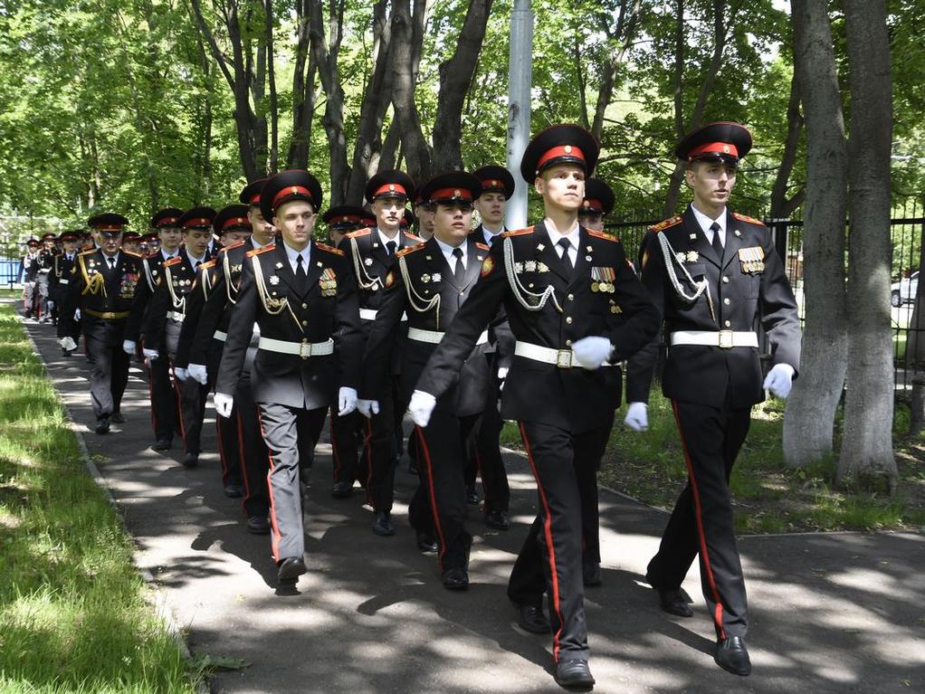 Вручение дипломов выпускникамМосковского президентского кадетского училищам им. М.А. Шолохова