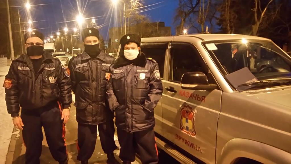 Казаки Центрального казачьего войска пришли на помощь людям