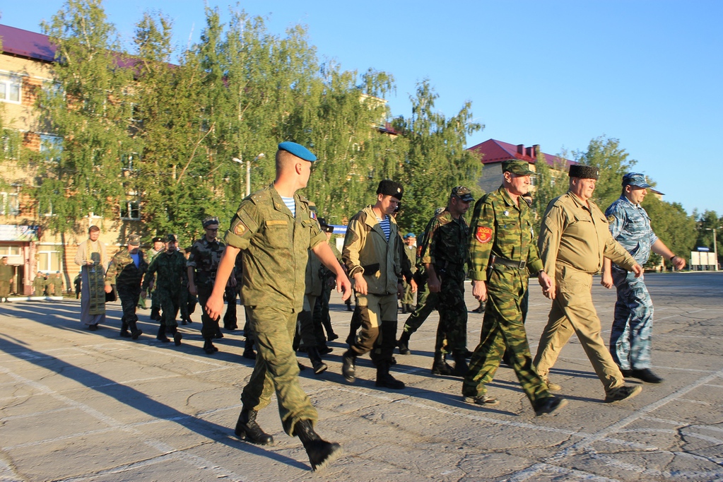 21 августа начались трехдневные военные сборы для тульских казаков ЗОКО ВКО ЦКВ