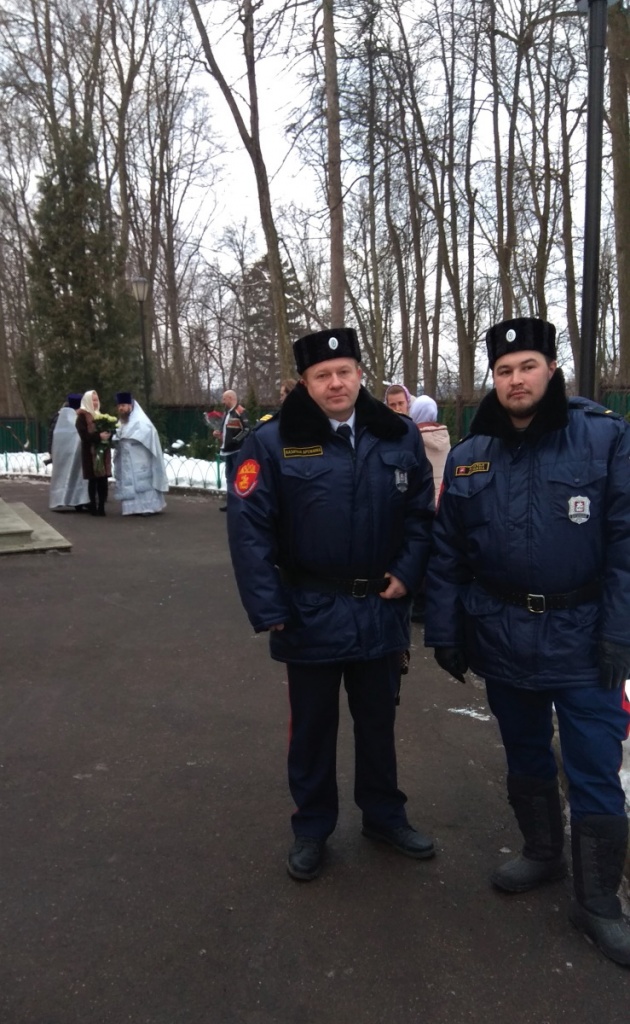 Освящение храма в Подмосковье прошло при участии казаков