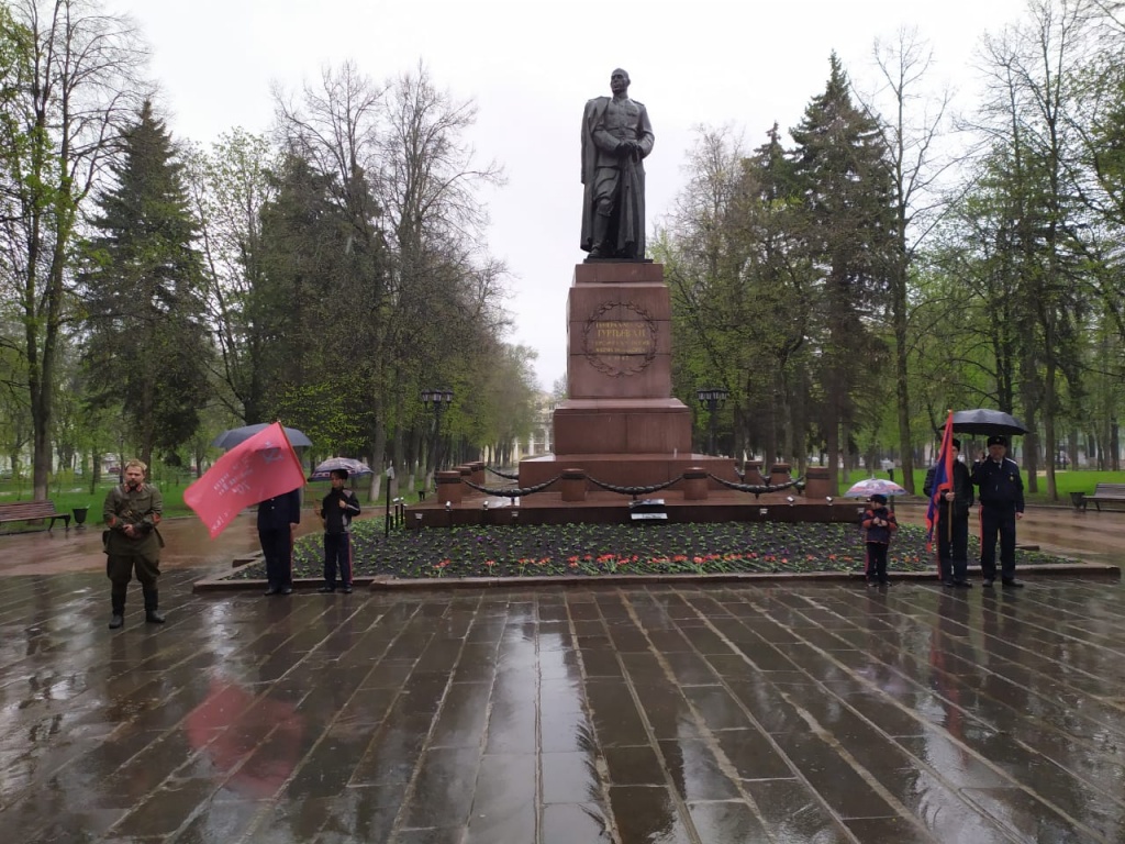 Памятные мероприятия в честь дня Победы провели казаки Орловского ОКО ВКО ЦКВ