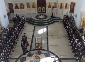 Учащиеся кадетского казачьего класса дали торжественное обещание