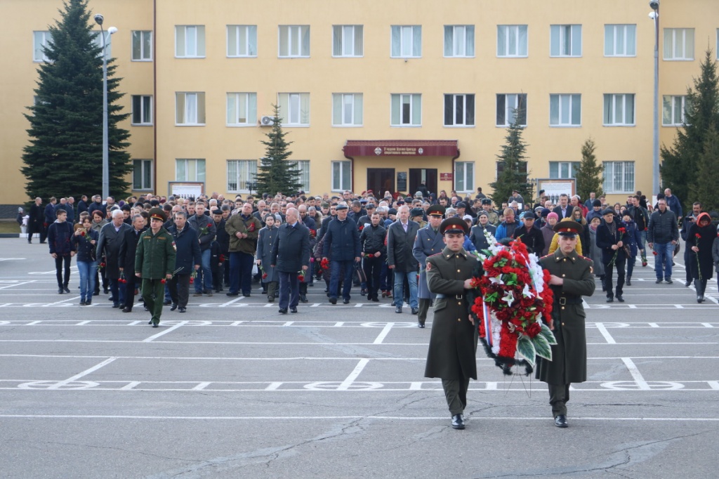 В Софринской бригаде оперативного назначенияцентрального округа Росгвардии прошел день памяти военнослужащих, погибших при исполнении воинского долга