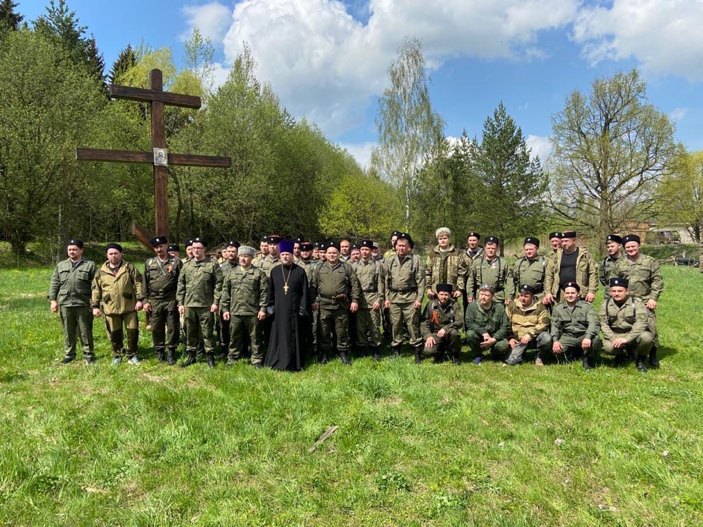 В Истринском СКО прошёл круг казаков, на территории полевого лагеря