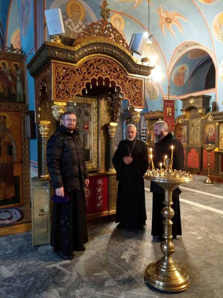 Войсковой священник ВКО ЦКВ иерей Марк Кравченко совершил рабочий визит в Тульскую митрополию