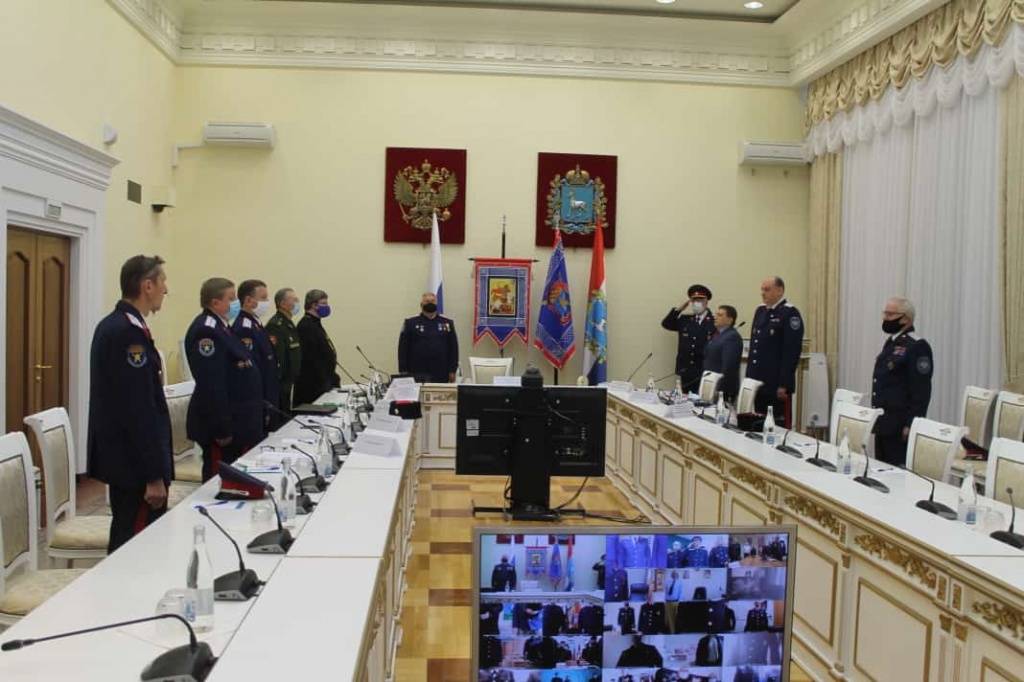 Представители ВКО ЦКВ посетили Большой казачий круг Волжского войскового казачьего общества