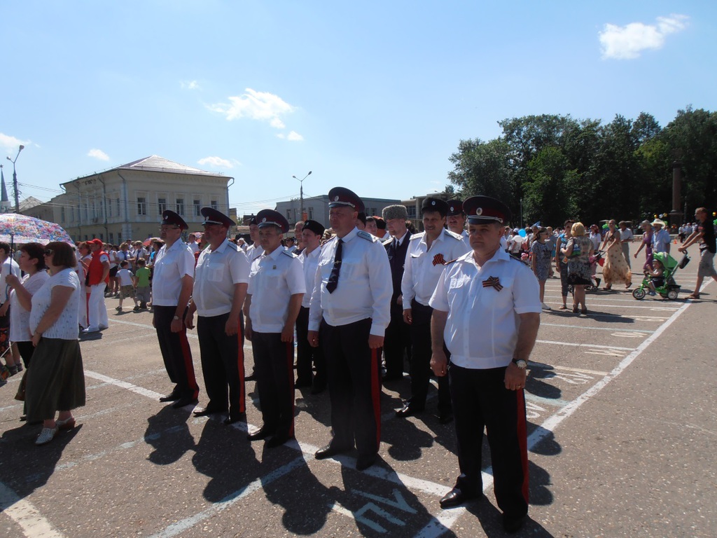 Казаки Ржевского станичного общества приняли участие в праздновании 800-летия своего города