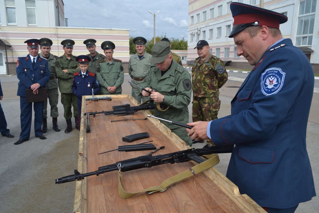 В Липецком отделе ВКО ЦКВ прошел строевой смотр